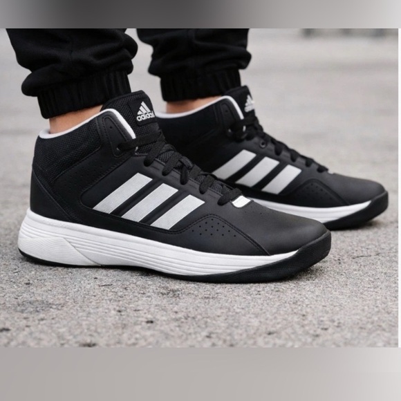 adidas Other - ADIDAS Cloudfoam Ilation Mid Men’s Basketball shoes Black Silver size 9 Sneakers
